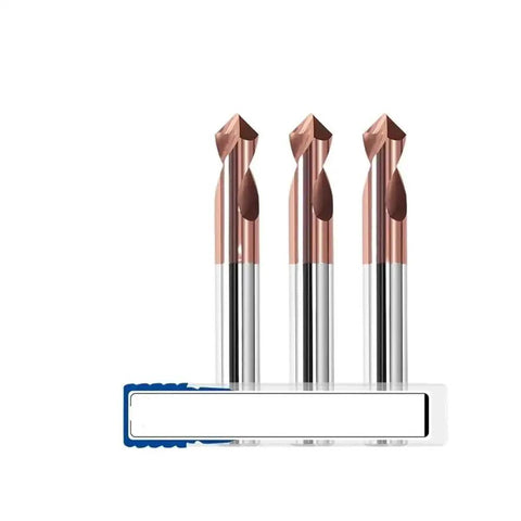 Carbide Spot Drill Bit Set For Metal Chamfering And Drilling Guide Tool With Centering Angles At 60 90 120 Degrees Tungsten Steel Construction