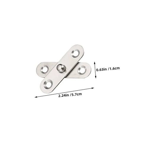 360 Degree Rotatable Hidden Door Pivot Hinge Set Made From Stainless Steel For Secret Doors And Concealed Entrances Pro Grade Heavy Duty