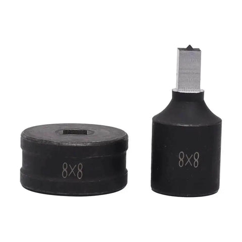 8x8mm die from 6-Piece Set Hydraulic Punching Square Dies For CH-70 Punching Machine, ideal for metalworking and DIY projects