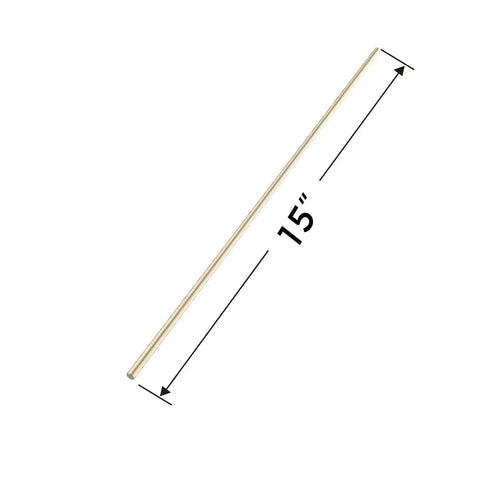 15-inch Bronze Bore Alignment Rod For Muzzle And Accessory, Polished Surface For Quick Visual Reference, Soft Bronze, Easy Insert Through Bore