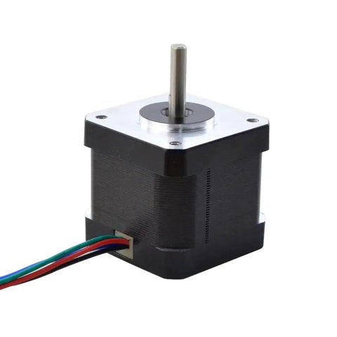 Ultra Precise 0.9 Degree Nema 17 Bipolar Stepper Motor with wires, ideal for DIY CNC machines, 3D printers, and robotic builds.