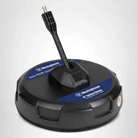 12 Inch Pressure Washer Surface Cleaner Attachment For Up To 2500 PSI With 1/4 Inch Quick Connect shown from top angle