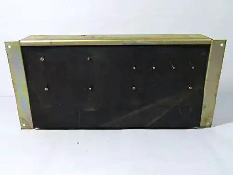Operator Interface Panel Backplate Replacement For Industrial Equipment 0859752 051098-004, front view, heavy-duty black metal