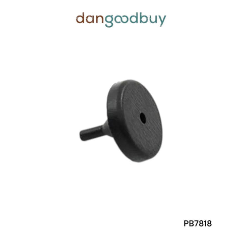 Round Rubber Bumper With Pull Through Mount For One Eighth Inch Hole In One Eighth Inch Thick Material Seven Eighths Inch Diameter
