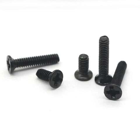 Miniature Screw Set Kit With Three Kinds Flat Countersunk Machine Screws Assortment Box Tool Box For Repair Pros And DIYers Carbon Steel Tiny Fasteners For Precision Projects