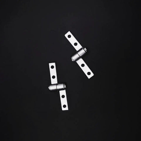 Upgrade Your Home Projects with These Heavy-Duty Torque Friction Positioning Hinges Set of 2, metal hinges, black background