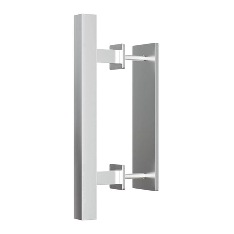 Stainless Steel Barn Door Handles 10 Inch Sliding Door Pull Flush Handle Double Sided Square Brushed Finish Tough As Nails