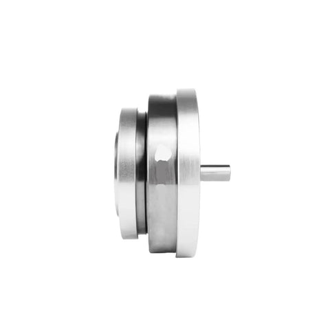 Side view of high precision strain wave gear reducer for automation robots and medical equipment, smooth low-backlash rotation