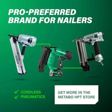 Pro-Grade Pneumatic Roofing Nailer For Asphalt Shingles, Heavy Duty Workhorse That Drives Up To 10 Nails Per Second display