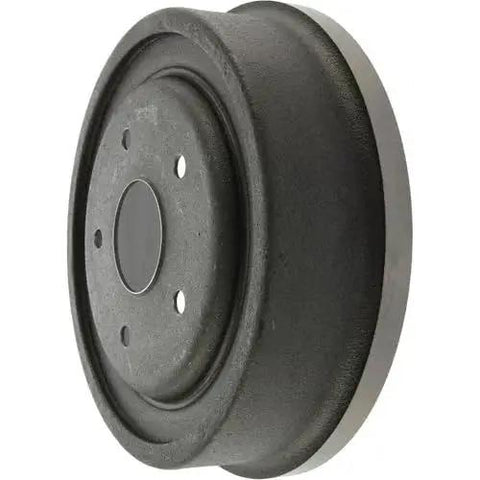 Centric rear brake drum, cast iron, front view with central hub and bolt holes.