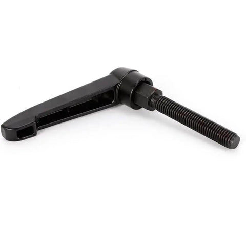 Precision Adjustable Milling Vise Stop for CNC Milling Machines, quick clamping, aluminum work stop, side view