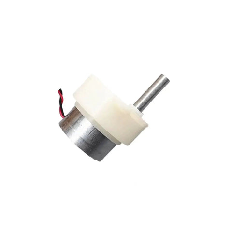 Ultra Quiet 6V DC Gear Motor With 5 RPM Output and 18mm Shaft, 5mm Diameter Plastic Gear Reducer for DIY Projects