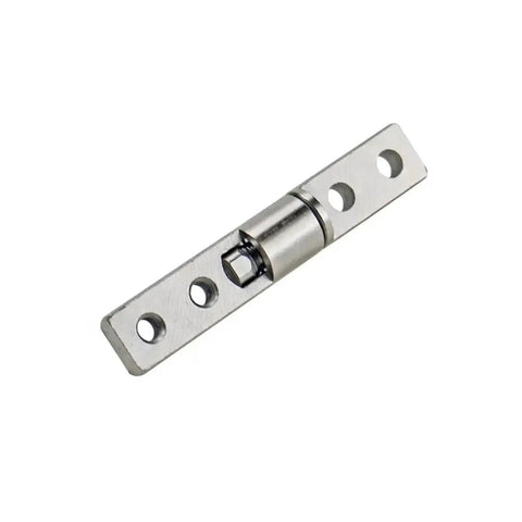 Constant Torque Position Control Hinge 10x57mm Concealed Damping Rotary Shaft Hinge For Cabinets And Doors 1 Piece Silver 1.0 Nm Torque