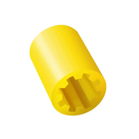 Yellow PR 77 Vacuum Pump Coupler Sleeve By XYgdhqpt Compatible With PR 6 Vacuum Pump Sleeve Replacement fitting component.