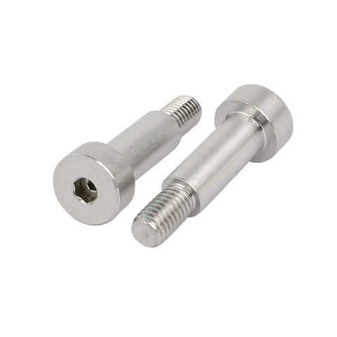 Heavy Duty 304 Stainless Steel Hex Socket Shoulder Bolt Set Of 5 With 10mm Shoulder Diameter And 25mm Shoulder Length, M8 Thread