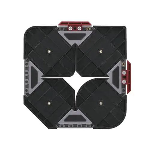 Corner Radius And Chamfer Router Jig With 8 Slick Profiles, Built-In Storage, And Dual Bearing 1/2 Inch Router Bit Included for easy use