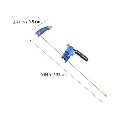 Heavy Duty F Clamp Woodworking Clip Fixture With Quick Release Trigger And Ergonomic Handle, 25 cm length