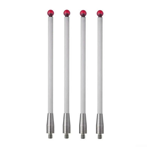CMM Touch Probe Stylus With 6mm Ceramic Ball Tip 100mm Length Threaded Handle Pro Grade Wear Resistant And Anti Collision Protection For Durable Precision In CNC And EDM 4 Pack
