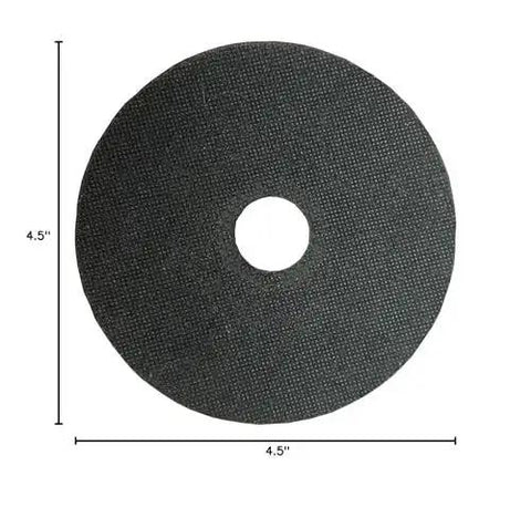 Ultra Thin 4.5 Inch Cut Off Wheels 100 Pack For Angle Grinders 4-1/2 Inch.047 Thick 7/8 Inch Arbor Discs front view