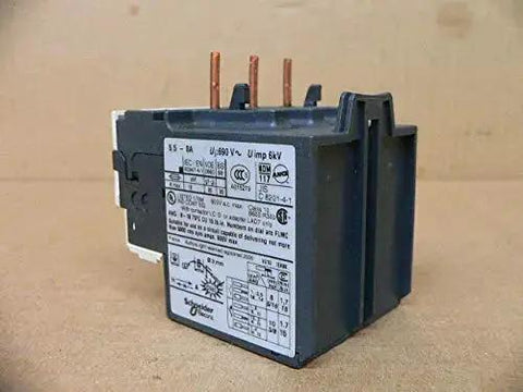 LRD12 Thermal Overload Relay 5.5-8 Amp for industrial motors with tough build and easy contactor upgrade.