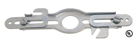 EZ Adjustable Crossbar For Lighting Fixtures Made From Durable Steel Slips Three Eighths Inch And Adjusts From Four And A Half To Six And A Half Inches