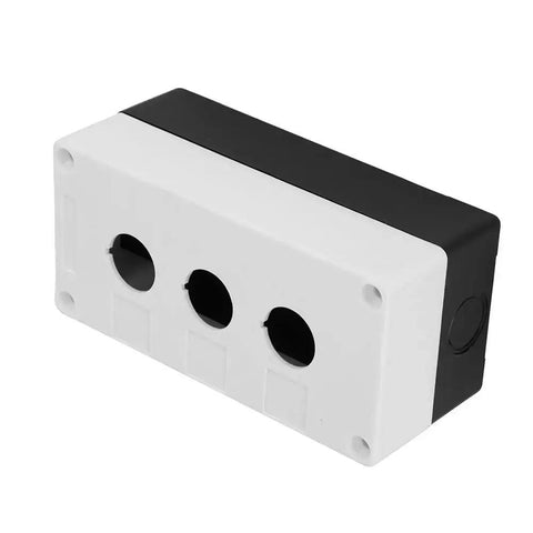 Rugged Outdoor Wall Mount Control Panel Enclosure with Flame Retardant ABS, weatherproof box for signal indicators, front view.