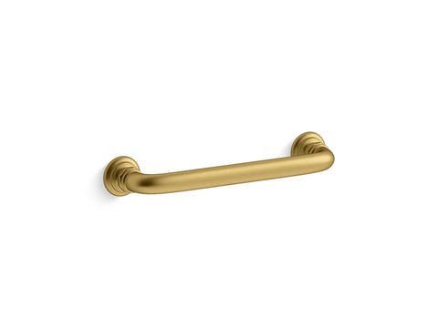 Gold drawer handle from Kohler Artifact 5 Drawer Pull Matte Black Finish Cabinet Hardware For Kitchen And Bath collection.