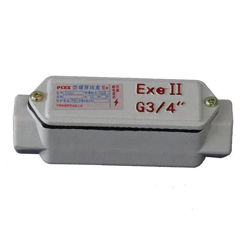 Explosion Proof Aluminum Wiring Threading Cable Conduit Passing Box Electrical Junction Box Silver Finish for Industrial and Commercial Use