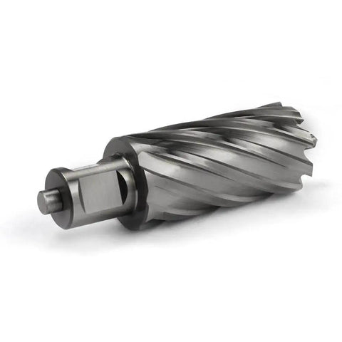 Annular Cutter Three Quarters Inch Weldon Shank, Cutting Diameter One And Three Sixteenths Inch, Depth Two Inches, HSS Slugger Bits Kit For Magnetic Drill Press, Heavy Duty Metalworking Cutter For Mills And Drills