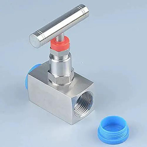 Stainless Steel Needle Valve With Half Inch NPT Connection High Pressure Up To 2000 PSI For Water Oil And Gas Instrument Gauge Valve