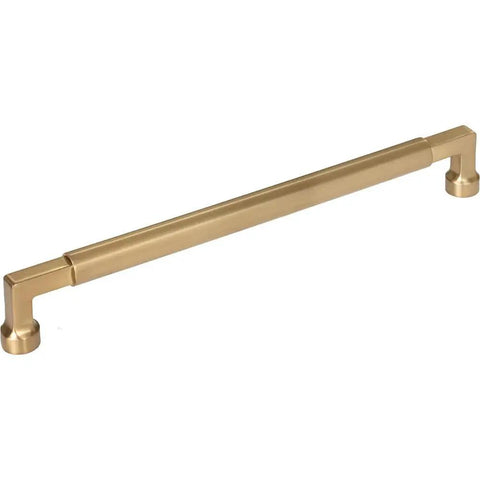 Cumberland Pull 8 13 16 Inch Center To Center Cabinet Hardware Honey Bronze Finish, metal drawer handle, clean design