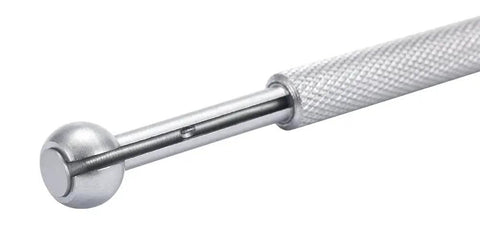 Durable Inside Bore Gage Set For Extra Long Reach In Deep And Shallow Holes And Slots With Full Ball, satin finish close-up