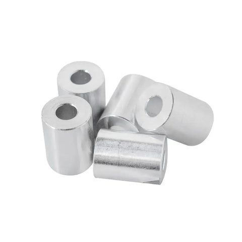 Image of Aluminum Spacer 3/4 Inch Outer Diameter 5/16 Inch Inner Diameter Round Unthreaded Standoff Bushing Plain Finish