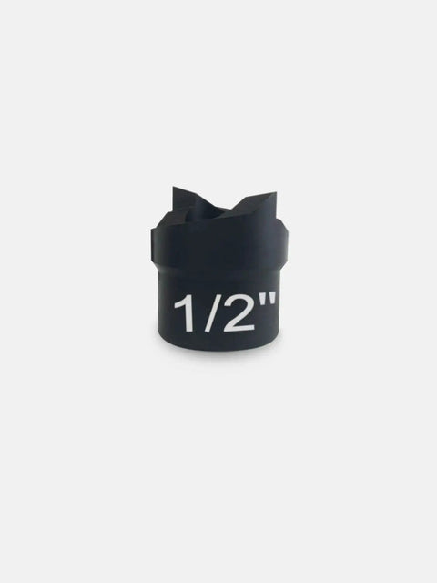 Half Inch Conduit Punch And Die Kit For Hydraulic Knockout Driver With 0.89 Inch Hole Size, Laser Indexed Dies