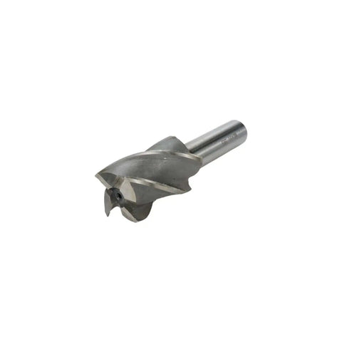 End Mill Bit One and a Half Inch Cutting Diameter Eight Tenths Inch Shank Four Flute Straight Shank High Speed Steel Milling Cutter
