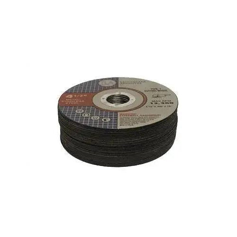 4.5 Inch Aluminum Oxide Thin Type 1 Angle Grinder Cutting Disc For Metal And Stainless Steel With 0.875 Inch Arbor, Pack Of 50
