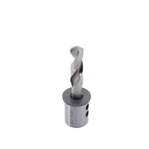 Heavy Duty Annular Cutter For Magnetic Drill Press With Three Eighths Inch Cutting Diameter And One And Three Eighths Inch Depth Three Quarters Inch Weldon Shank With Two Flat Grip Delivers Bangin Holes Up To Ten Times Faster Than Regular Bits OscarBide.