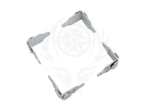 Eight Piece Trailer Corner Connector Bracket Set For Wood Panel Sides And Gates Heavy Duty Zinc Coated Steel 4 Left And 4 Right