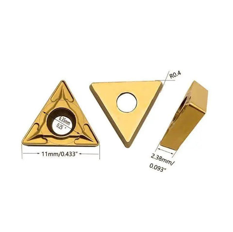 Pro Grade TCMT2151 Carbide Turning Inserts Set Of 20 For CNC Lathes 110204 S08K S10K S12M STFCR11 Tin Coated Long Life