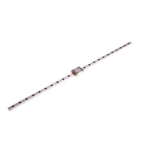 Two Piece Linear Guide Rail Kit With MGN15C Blocks For 3D Printers, 300mm To 1000mm Length, showing single rail and block