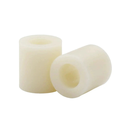 Pro Grade ABS Plastic Spacers 0.45 Inch OD 0.24 Inch ID 0.5 Inch Thick Unthreaded Standoff Bushings shown in white color