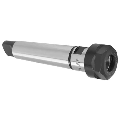 MT3 Morse Taper Collet Chuck Holder For CNC Milling Lathe with hardened shank and smooth runout, made of carbon steel, fits ER collets