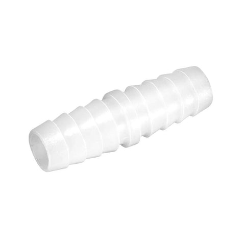 Amazon white plastic hose barb fitting 3/8" x 3/8" barbed splicer, pack of 5