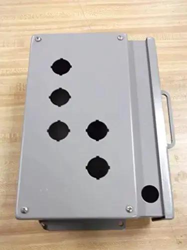 Panel Enclosure 351595 With Button Holes For Control Panels Rock Solid Box GMT-AGLOB Compatible Steel Enclosure
