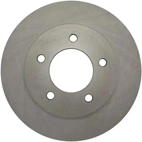 Centric C-Tek front brake rotor, metallic gray with five lug holes