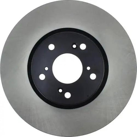 Centric Premium High Carbon front brake rotor with black center hub and five-lug pattern