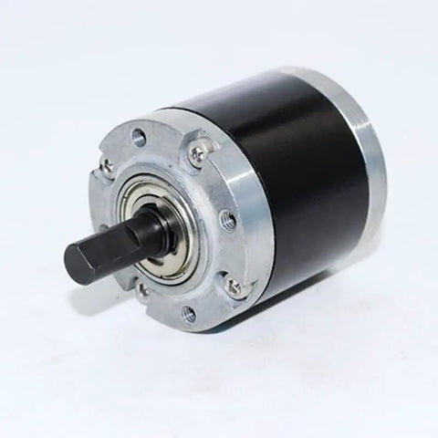 42mm Planetary Reducer Gearbox For DC Motor 775 Ready To Install, sturdy aluminum housing, high torque, side view