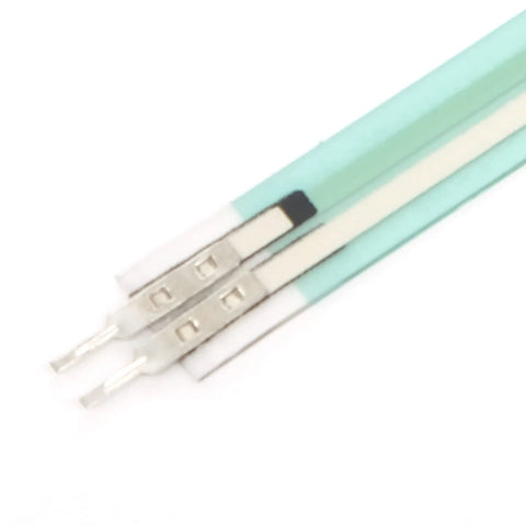 FSR402 pressure sensor strip on green flexible film with silver leads for Arduino projects, 1 piece