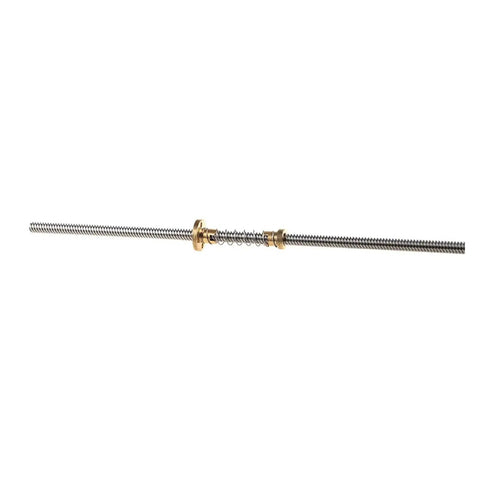 Ball Screw Nut End Cap With Anti Backlash For T8 Lead Screw 4mm Lead 2mm Pitch 8mm OD 100mm To 1200mm Lengths CNC use