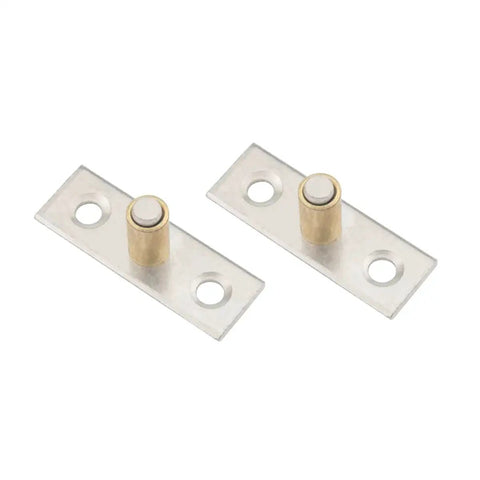 4PCS 8mm Sliding Door Locator Single Axis Anti Sway Guides With Roller Lower Guide Block Alloy Construction